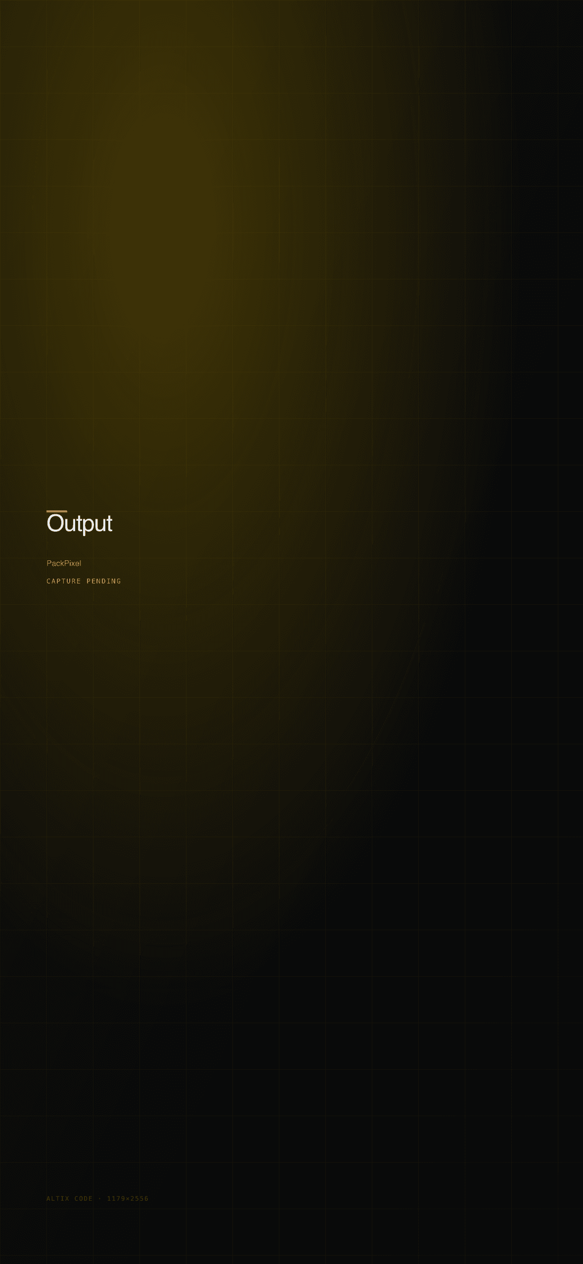 PackPixel output