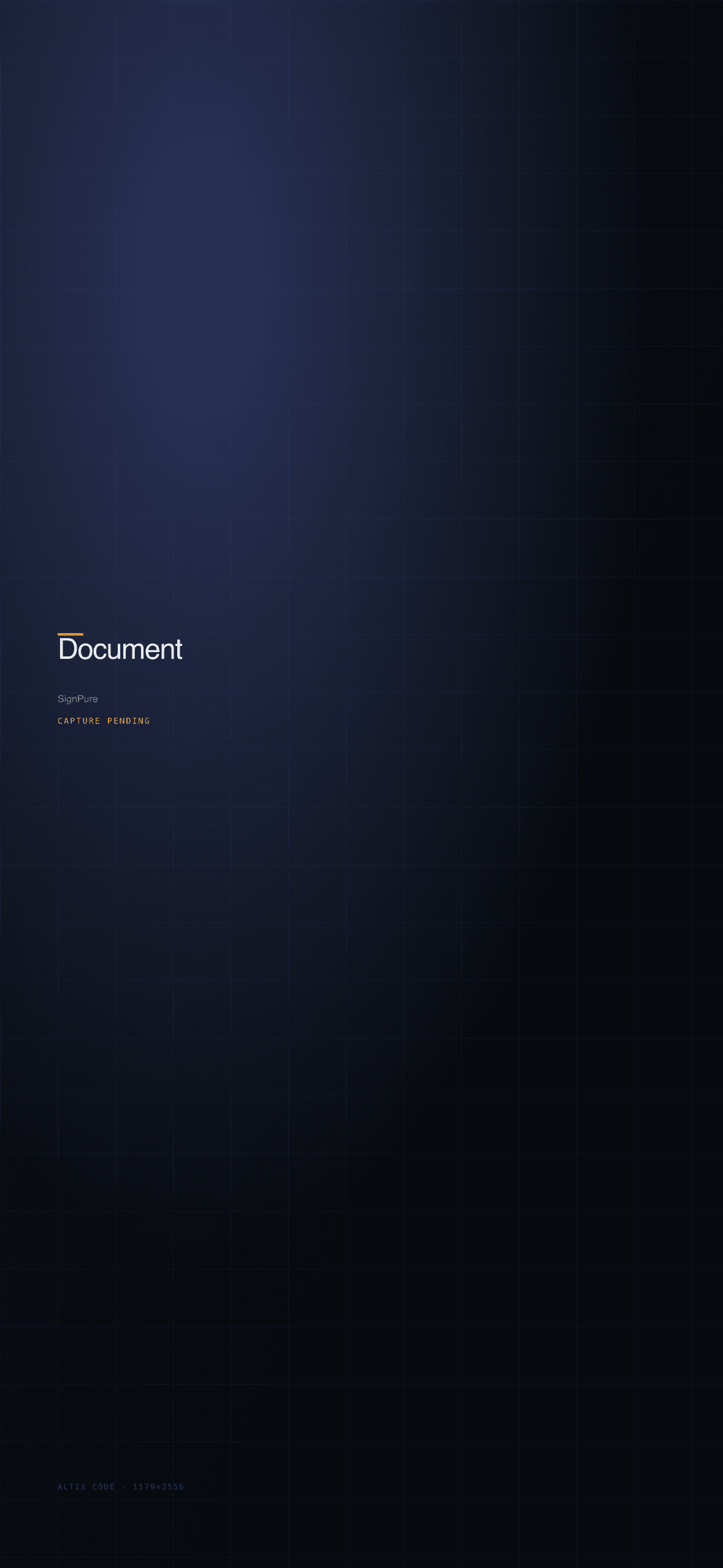 SignPure document view