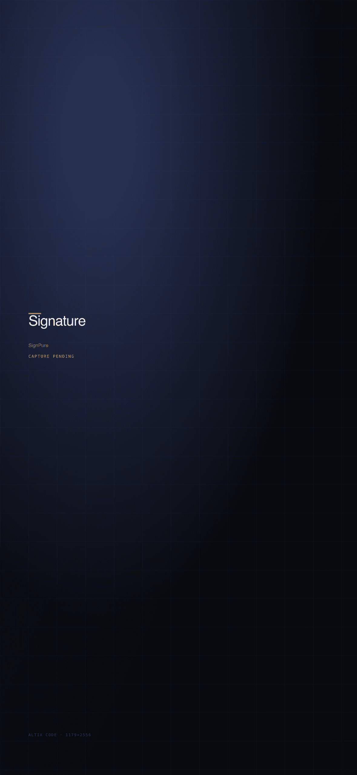 SignPure signature capture